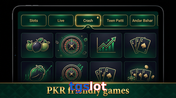 Game list for Tgslot games section